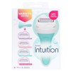 Intuition Mixed Special Pack Female Hair Removal Machine Green Handle + Razor Blade 4pcs, 5pcs, 1pc / 인튜이션 혼합기획팩 여성제모기 그린 핸들 + 면도날 4개입, 5개입, 1개