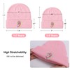 CHUANGLI Cute Embroidery Unicorn Kids Winter Beanie Hat Stretchy Knitted