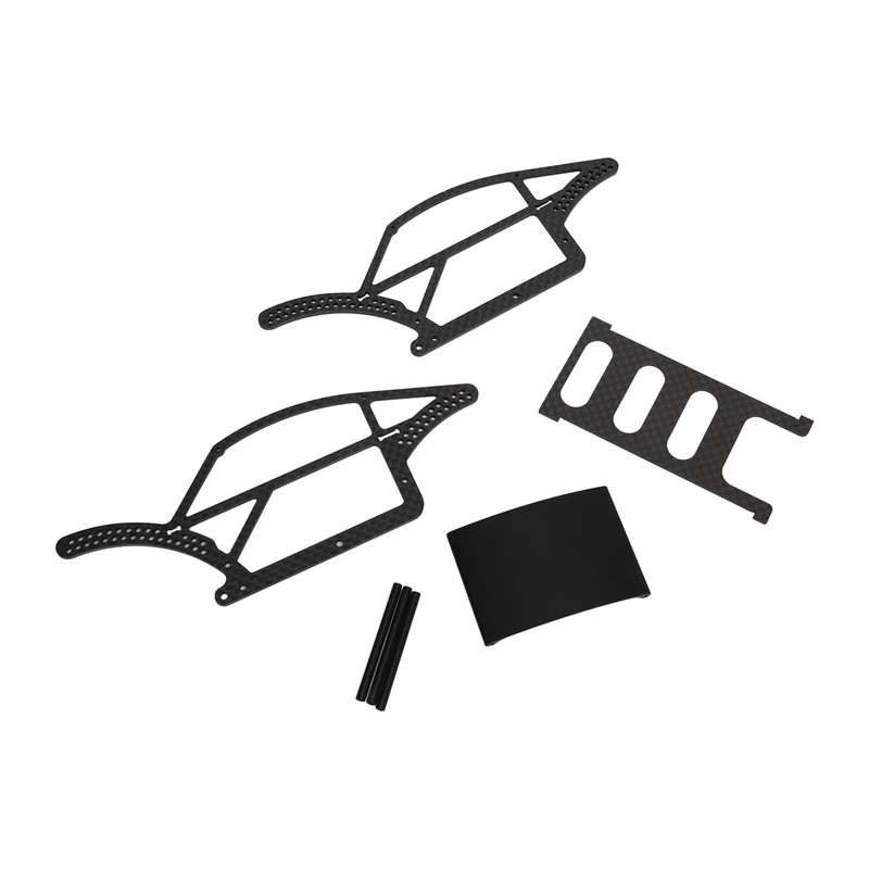 1/18 Carbon Fiber Frame Black Flexibility Carbon Fiber Chassis Kit