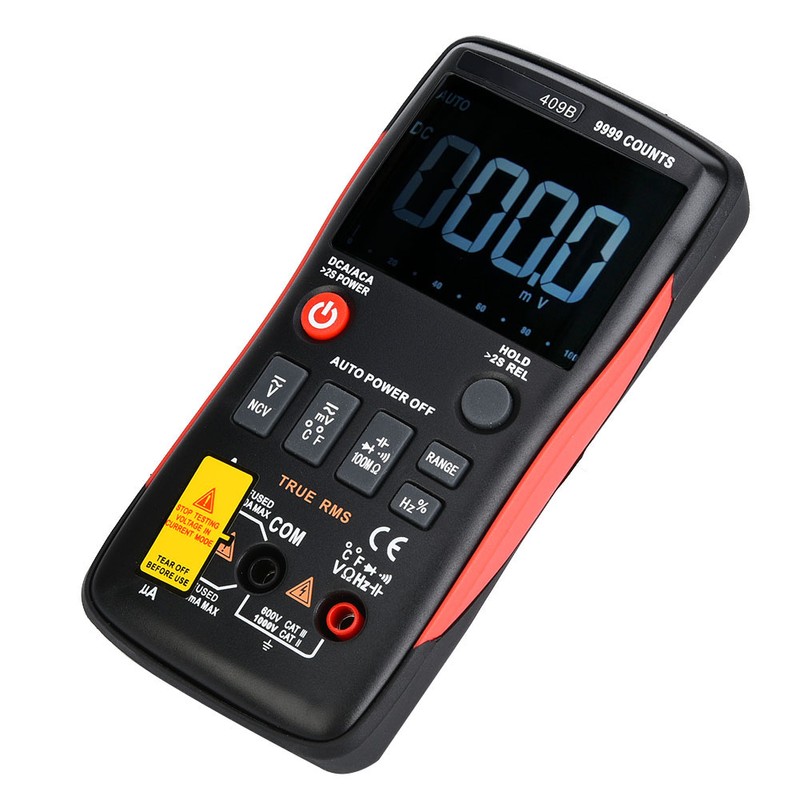 RICHMETERS RM409B True RMS 9999 Counts Digital Multimeter Testing Instrument