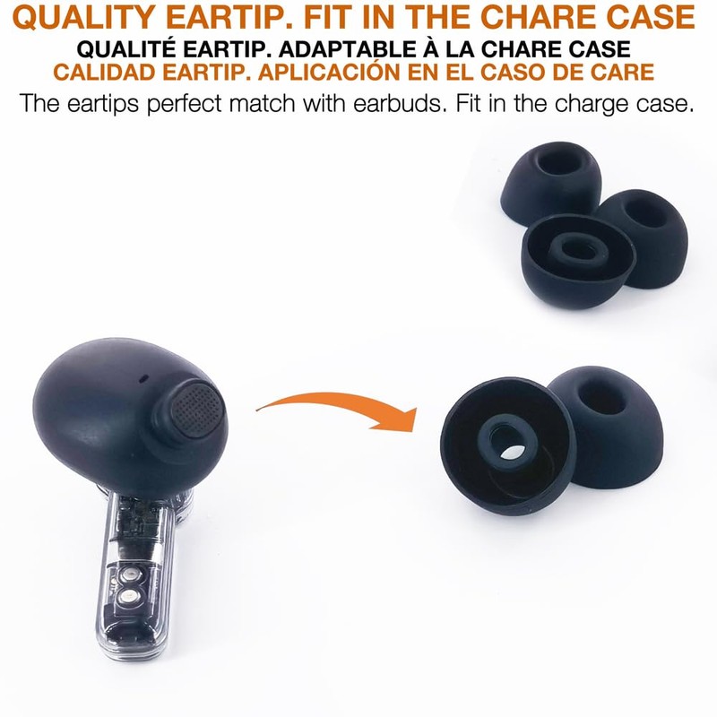 TENNMAK Ear Tips Replacement for Nothing Ear 2 / Nothing