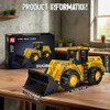 Mould King 17084 Wheel Loader Building Block Set, Engineering Vehicle