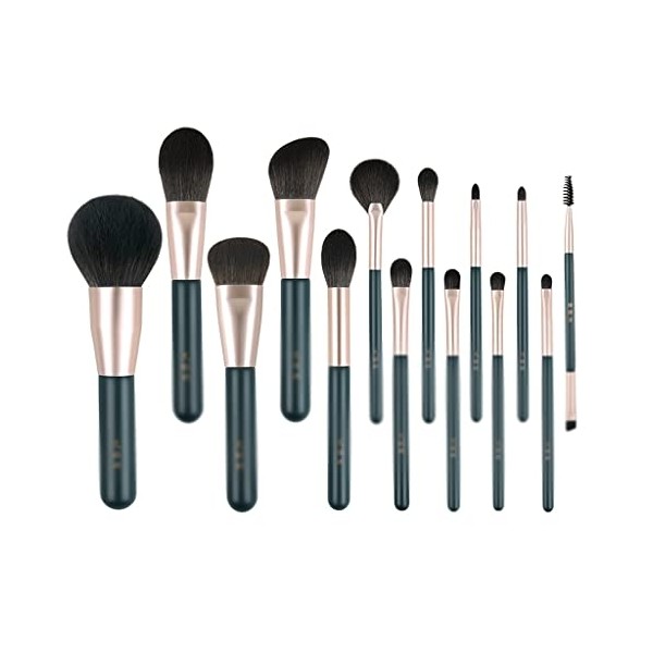 Professional Sets 14Pieces Brush Synthetic Hair Wood Handle Makeup Brush