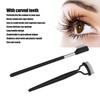 2pcs Eyelash Comb Set, Folding Lash Separator Stainless Steel Teeth