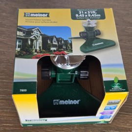 Melnor 7800 Metal Square Pattern Sprinkler Lawn Care Coverage 31 by 31ft