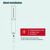 Heyalan Hand Held Shower Wand, High Pressure Handheld Head with