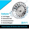 Bevy Designs Kitchen Sink Strainer | Stainless Steel Kitchen Sink