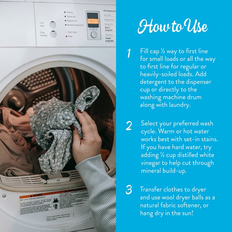 Molly's Suds Liquid Laundry Detergent | Natural Laundry Detergent Soap