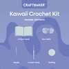 Craft Maker Kawaii Crochet Kit – DIY Crochet Projects for