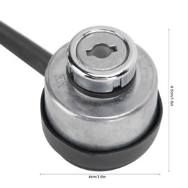 Generator Ignition Switch, 4-Wire Ignition Switch with Key Starter Switches Gas Generator Key Switch Engine Start Ignition Switch for 168f/170f/Gx160/Gx200/Gx210