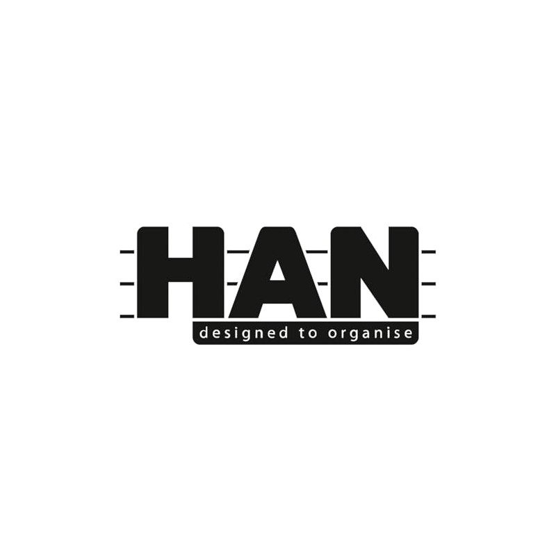 HAN 1855 Rollers for"Mobil" Paper Tray Metal Black