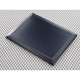 3D Lettering Boat/Jet Ski Registration Tag Yearly Chrome Blank Frame Yearly Tag Boat & PWC Registration Frame Emblem (3" x 3", Flat Black)