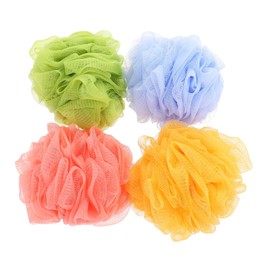 HONMEET 4pcs Bath for Home Bathing Gentle Exfoliating Body Washing Tools Pe Material for Men and Women for Daily Skin Cleansing