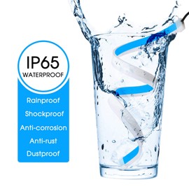 Tira de luz LED, 2 piezas de 60 cm, tira de luces LED, luz de circulación diurna conmutadora, luz secuencial de