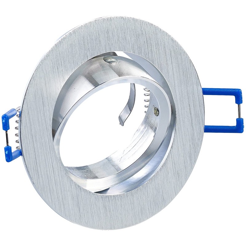 Luminea Ceiling Spotlights: Set of 3 Aluminium Recessed Spotlight Frames