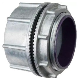 Electrical Conduit Water Tight Hub Outdoor Rated Rigid Threaded Conduit Hub with Insulated Throat Used to Connect Conduit to a Electrical Box/Enclosure Outdoor to Ensure Water Tight Seal (2-1/2")