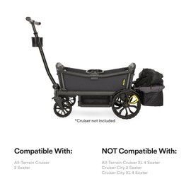 Veer Veer Rear Foldable Storage Basket for Veer All-Terrain Cruiser 2 Seater. NOT Compatible with All-Terrain Cruiser XL 4 Seater or Cruiser-City Models.