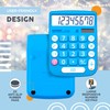 CATIGA Desktop Calculator 8 Digit with Solar Power and LCD