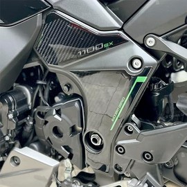 3D Resin Stickers Protectors Compatible with Kawasaki Ninja 1100 SX 2025 Emerald Blazed Green