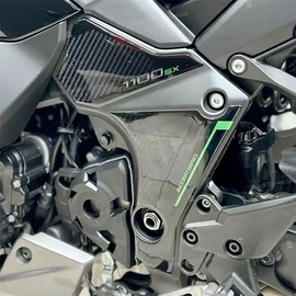 3D Resin Stickers Protectors Compatible with Kawasaki Ninja 1100 SX 2025 Emerald Blazed Green