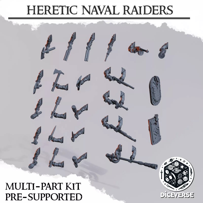 Trench Crusade - Heretic Legions - Naval Raider Troopers