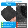 6PCS Non-Slip Treadmill Mat Pads, 4x4 Inch High Density Silicone