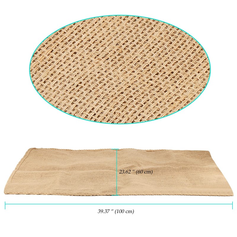 SOUJAP 8 Pack 40 x 24 Inch Burlap Bags, Large