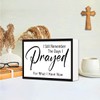 I Still Remember the Days I Prayed Christian Wood Box