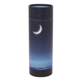 Scattering Ashes Urn, Eco-friendly Biodegradable Cremation Urn Scatter Tube (Starry Night Small For Child/Pet/Part Ashes)