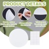 SUPERFINDINGS 8Pcs Wall Hole Cover Sheets with 60Pcs Plastic Stickers