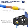 haisstronica Wire Ferrule Crimping Tool, AWG 23-7 Self-adjusting Square Jaw,