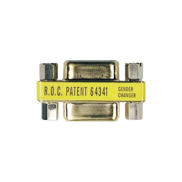Tripp Lite Eaton Series P150-000 DB9 F/F Gender Changer, Gold-Plated