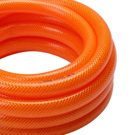 DERPIPE Black Water Flushing Hose - RV Black Water Tank Cleaning Hose, 5/8" x 20 Foot, Orange