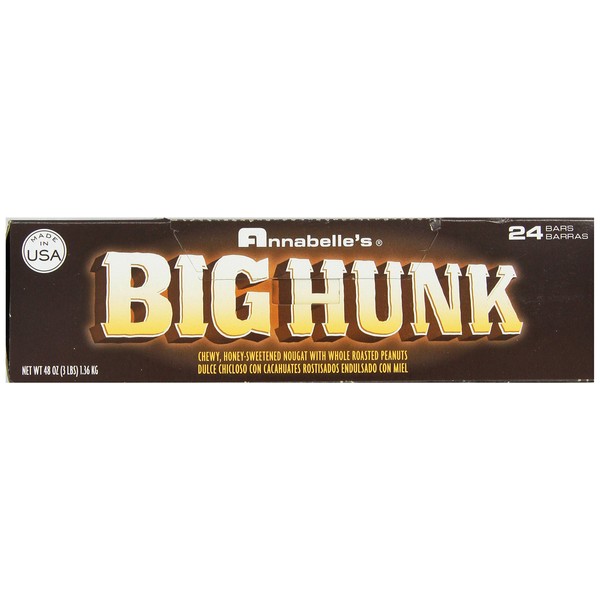 Big Hunk Bars, 2-Ounce Bars (Pack of 24)