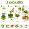 Manual Herb Grinder for Kitchen Prep – Handheld Parsley, Cilantro