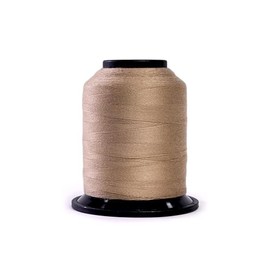 Finesse Thread Solid Colors | 100 % poliéster, 3 capas, 50 wt, conos de hilo | 100 % poliéster para acolchado y coser (bronceado desierto, 1,100 yardas)