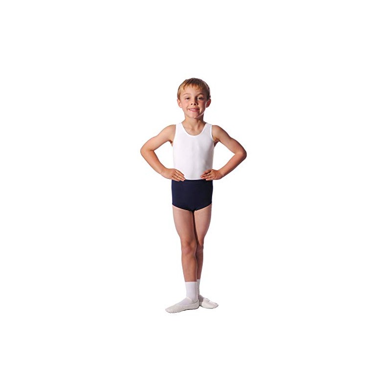 Roch Valley Oliver Sleeveless Mens/Boy's Leotard White Aged 5-6 110-116cm