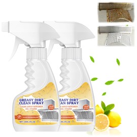 XiuFa All-Purpose Oil Stain Cleaner,Kitchen Remover Degreaser Spray,Foam Cleaner,Dissolve Grease & Oil Stains,Bathroom Cleaning(2pcs)