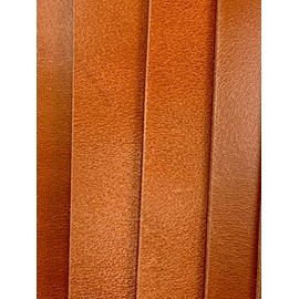 Tan Full Grain Buffalo Leather Strips 8/9 Ounce (3/8" to 4") (1.5")