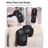 Cordless Knee Massager with Heat and Red Light Therapy, 2