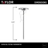 Taylor Soil Testing Thermometer, Gardening Tool for Plant Care, Gardening,