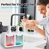 4-in-1 Kitchen Soap Dispenser Set - Dual Hand & Dish
