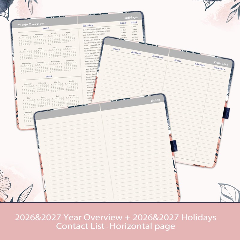 2026 Diary - Diary 2026 A6 from January to December