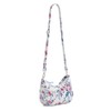 Vera Bradley Cotton Frannie Crescent Crossbody Purse, Magnifique Floral