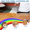 Fat-Cattie Pizza Making Kit with 12"x14" Pizza Peel, 12" Pizza
