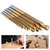 Mesee Titanium Coated HSS Drill & Saw Bit Set, 3-8mm