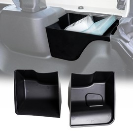 West-xingzhe for Jeep Wrangler Accessories, Wheel Well Storage,Rear Trunk Organizer for Jeep Wrangler JL 2/4 Door 4xe 2024,Left & Right Side(Black)