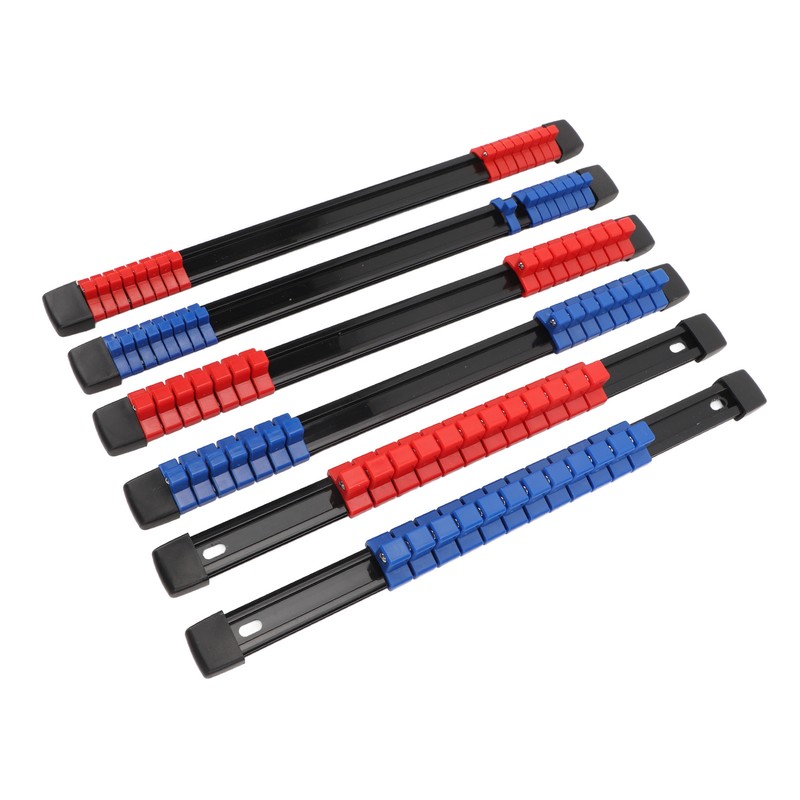 6PCS Drive Socket Organizer Holder 1/4in 3/8in 1/2in SAE And