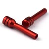 2pcs Red Car Door Lock Pin Door Fitting Modified Component
