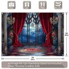 YCUCUEI 7x5ft Fabric Halloween Vampire Medieval Castle Backdrop Gothic Window